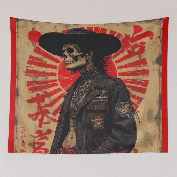 Item preview, Skull Metal Collection: Red Sun Outlaw designed and sold by FANTASY FRENZY.