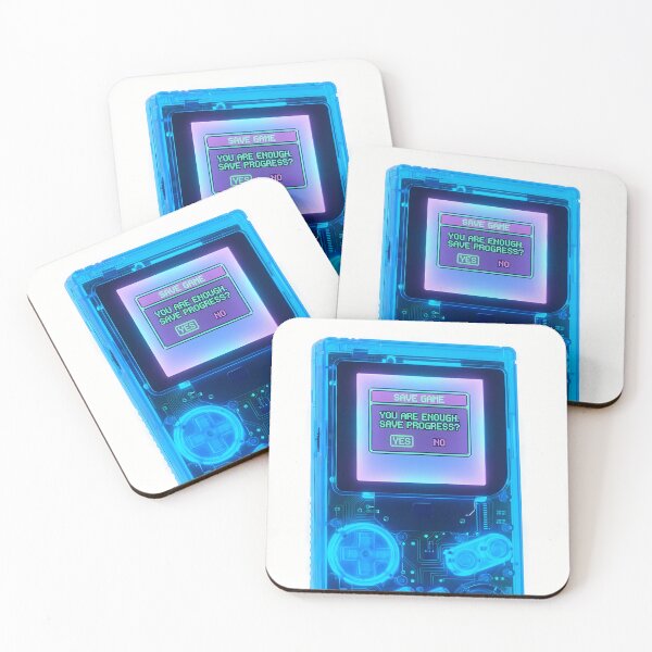 Item preview, Retro Gamer Affirmation | Y2K Translucent Console 'You Are Enough' Save Game designed and sold by RBCTk.