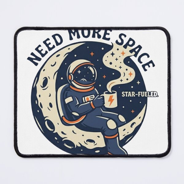 Item preview, Star-Fueled Astronaut Chilling on Moon designed and sold by RickyStick.