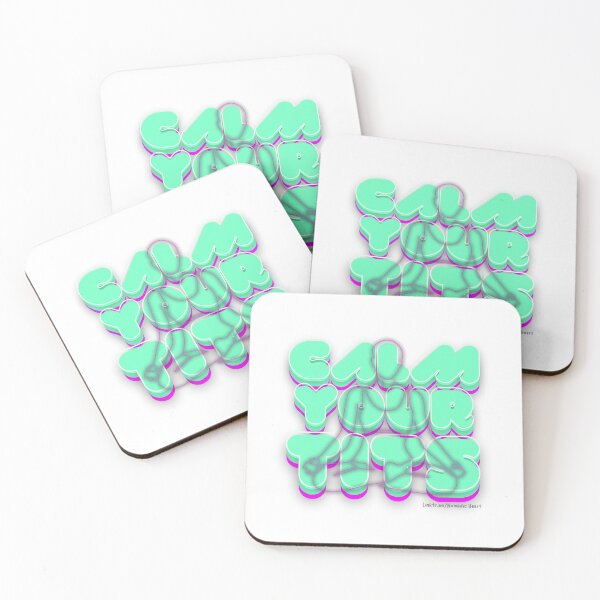 Item preview, Calm Your Tits (purple) designed and sold by Nomadic Heart.