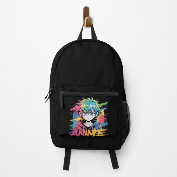 Item preview, Colorful Anime Boy Street Art Aesthetic designed and sold by ChillDrop.
