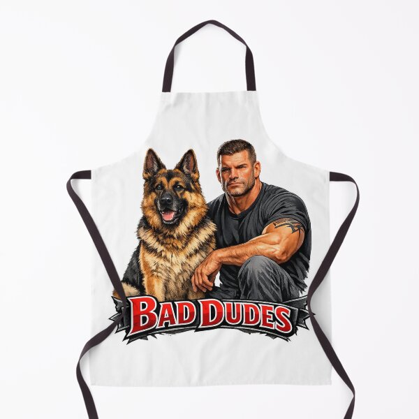 Item preview, Bad Dudes German Shepherd & Tough Guy Shirt – Alpha Dog Duo Graphic designed and sold by 486DesignCo.
