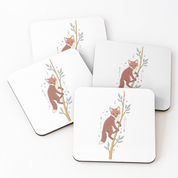 Item preview, Mystical Celestial Fox and Botanical Branch Art designed and sold by BestChoiceService.