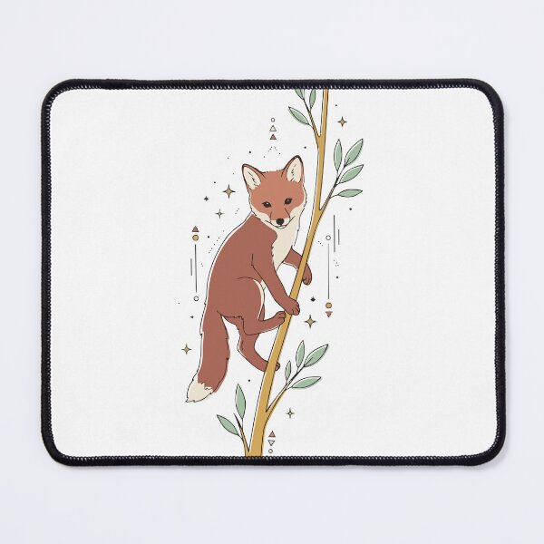 Item preview, Mystical Celestial Fox and Botanical Branch Art designed and sold by BestChoiceService.