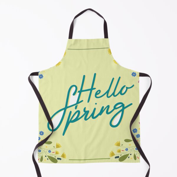 Item preview, Hello Spring Floral Wreath Script Art designed and sold by TZAR WORKS.