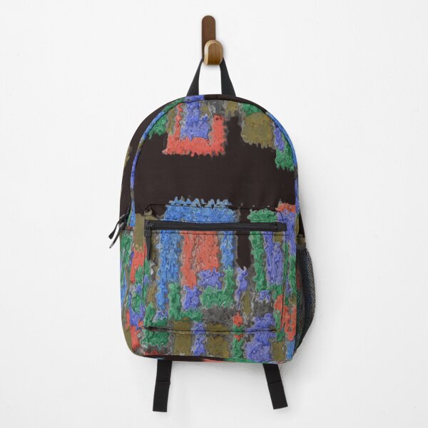 Item preview, cityscape cubism dark lapping colorful geometric abstract design designed and sold by SmashingDeals.