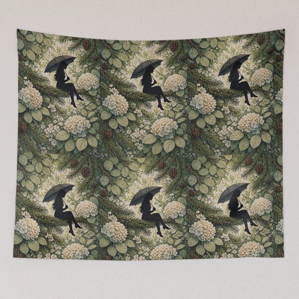 Item preview, Shelter | Rainy Season Botanical Illustration designed and sold by BelievingCreate.
