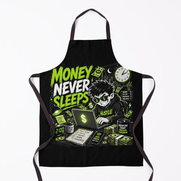 Item preview, Money Never Sleeps designed and sold by JacobSpace.