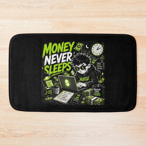 Item preview, Money Never Sleeps designed and sold by JacobSpace.