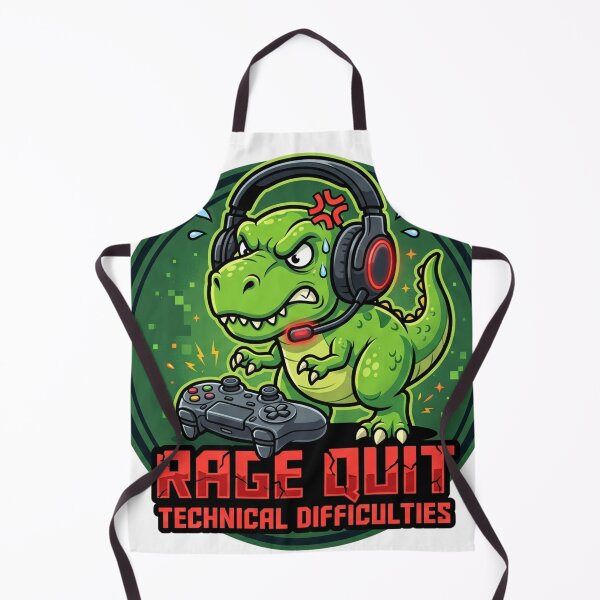 Item preview, Rage Quit Technical Difficulties - T-Rex Short Arms Gamer designed and sold by MVPtech.