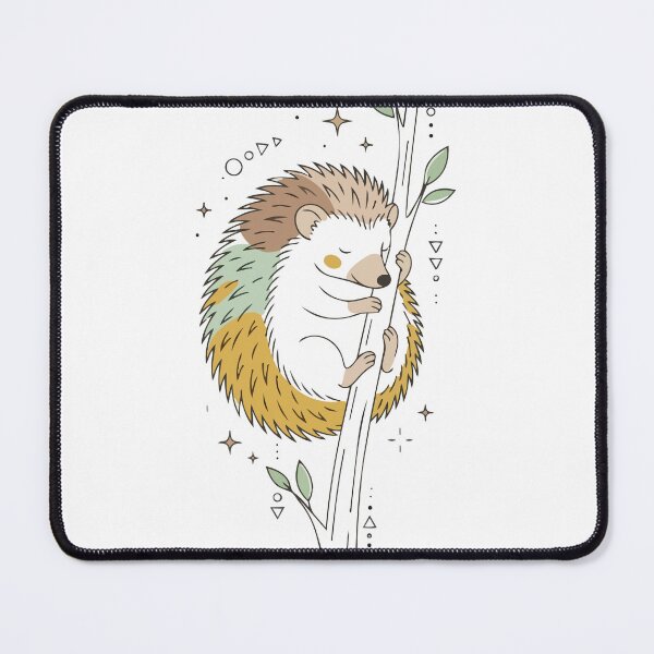 Item preview, Mystical Celestial Hedgehog Botanical Branch Art designed and sold by BestChoiceService.