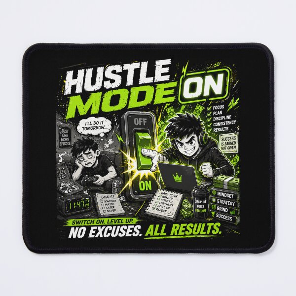 Item preview, Hustle Mode ON designed and sold by JacobSpace.