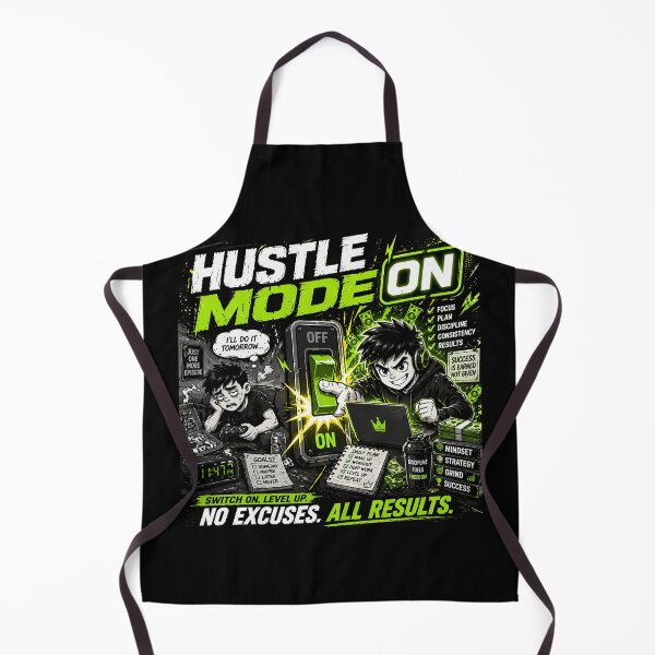 Item preview, Hustle Mode ON designed and sold by JacobSpace.