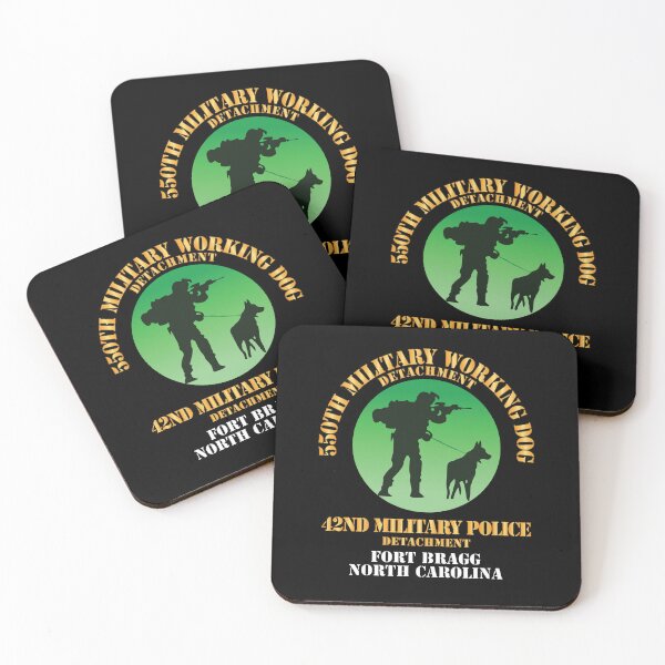 Item preview, Army - 550th Military Police Working Dog Det, 42nd MP Det - Ft Bragg, North Carolina X 300 designed and sold by Military Insignia Products.