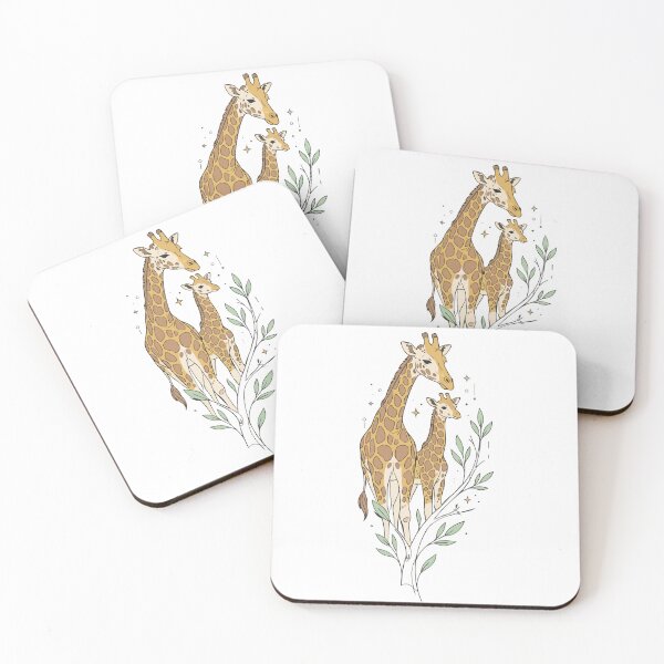 Item preview, Mystical Celestial Giraffes and Botanical Branch Art designed and sold by BestChoiceService.