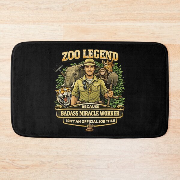 Item preview, Zoo Legend Because Badass Miracle Worker Isn’t an Official Job Title – Funny Zookeeper designed and sold by SidTastic .