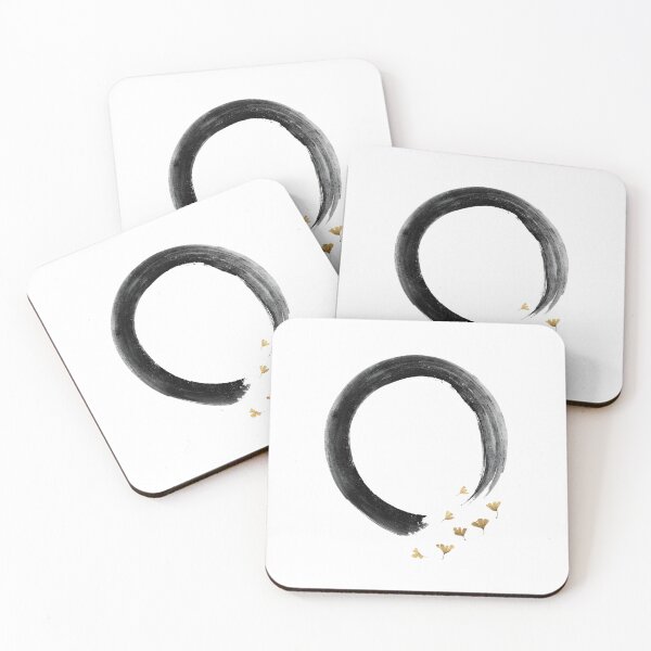 Item preview, Wabi-Sabi Zen Enso Circle - Minimalist Japanese Botanical Art designed and sold by Larams Studio.