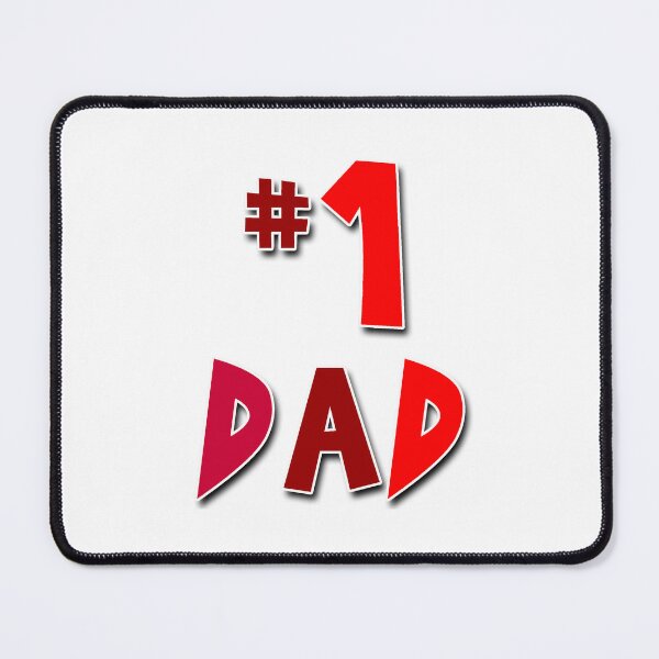 Item preview, Number One Dad Red designed and sold by Normbot2000.