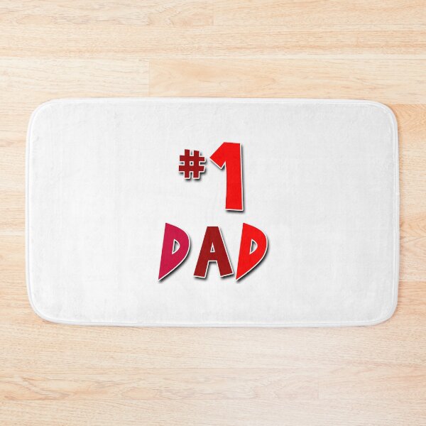 Item preview, Number One Dad Red designed and sold by Normbot2000.