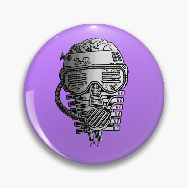 Item preview, Robot head designed and sold by Michael Walker-Toye Illustrations.