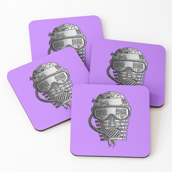 Item preview, Robot head designed and sold by Michael Walker-Toye Illustrations.