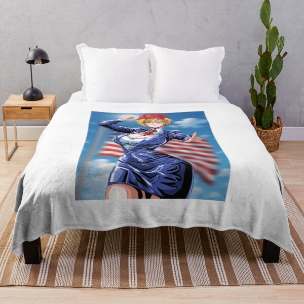 Item preview, Sexy Patriotic Blonde Anime Girl From USA designed and sold by AirForceTuan.