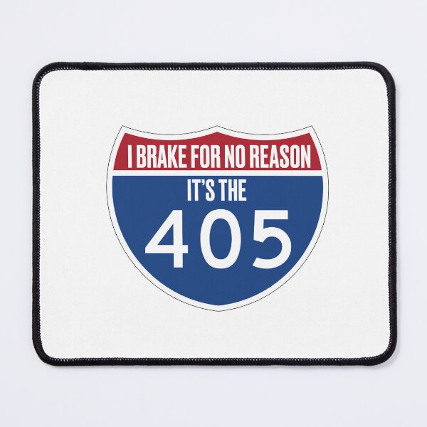 Item preview, I Brake for No Reason – It’s the 405 Funny LA Traffic T-Shirt designed and sold by EvulAtheng Designs.