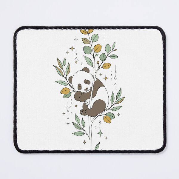 Item preview, Mystical Celestial Sleeping Panda Botanical Art designed and sold by BestChoiceService.
