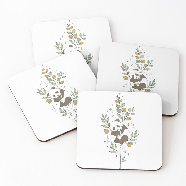 Item preview, Mystical Celestial Sleeping Panda Botanical Art designed and sold by BestChoiceService.