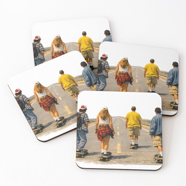 Item preview, a group of friends on skateboards designed and sold by Troll Art & Delete.
