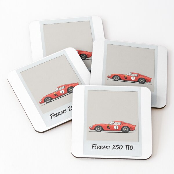 Item preview, Ferrari 250 GTO Classic Racing Car Retro Polaroid Art designed and sold by Motorline44.