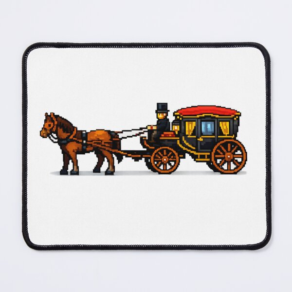Item preview, Vintage Carriage in Pixels designed and sold by NextNoob485.