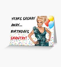 Ru Paul, Drag Race, birthday card, meme greeting cards Greeting Card