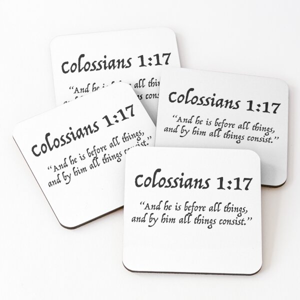 Item preview, Bible Verse Colossians 1:17 KJV designed and sold by GuyBlank.