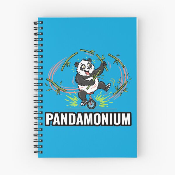 Item preview, Chaos Mode Pandamonium Panda Riding Unicycle Juggling Bamboo designed and sold by AdriqnArt.