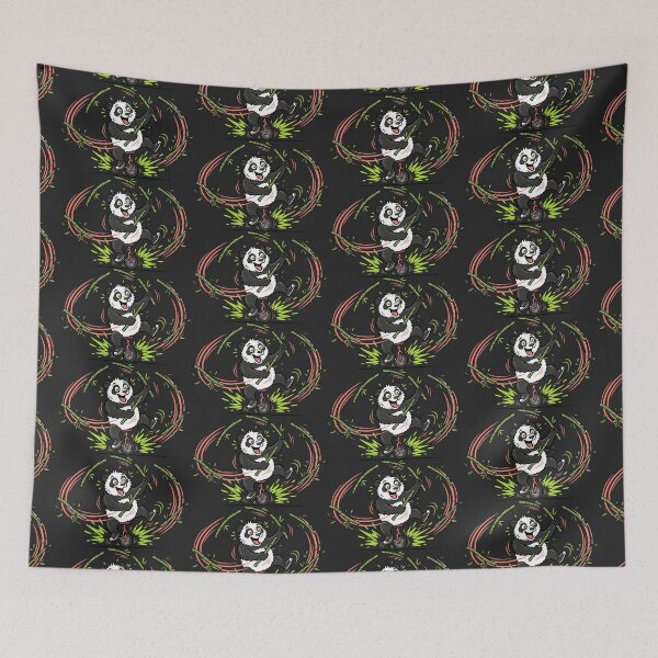 Item preview, Chaos Mode Pandamonium Panda Riding Unicycle Juggling Bamboo designed and sold by AdriqnArt.