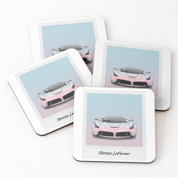 Item preview, Ferrari LaFerrari Pastel Gradient Retro Polaroid Aesthetic Art designed and sold by Motorline44.