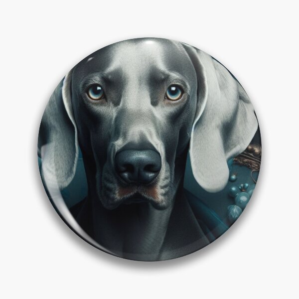 Item preview, Moody Teal Weimaraner Dreamscape Portrait designed and sold by WeimTrails.