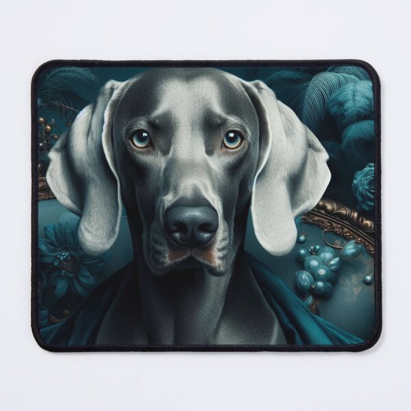 Item preview, Moody Teal Weimaraner Dreamscape Portrait designed and sold by WeimTrails.