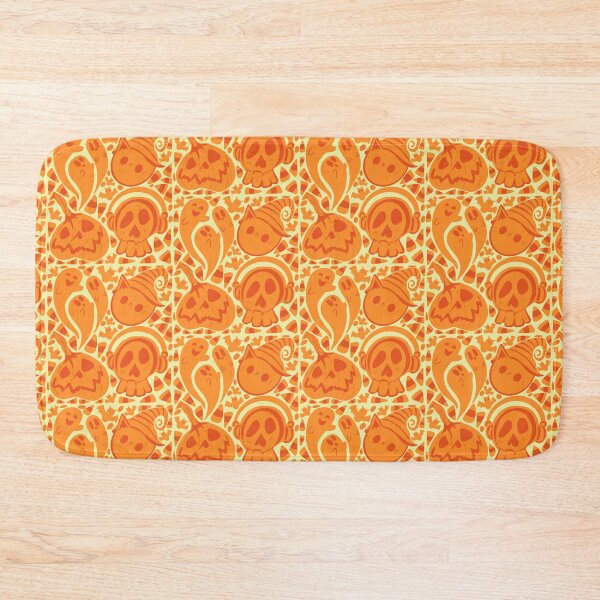 Item preview, Orange Spooky Halloween Season with yellow background  designed and sold by missmann.