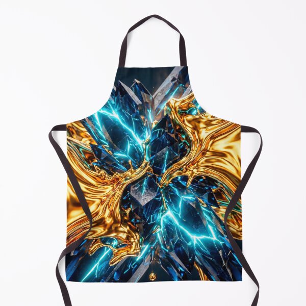 Item preview, Black Sapphire & Liquid Gold Fusion - Luxury Abstract Art designed and sold by lord-of-skins.