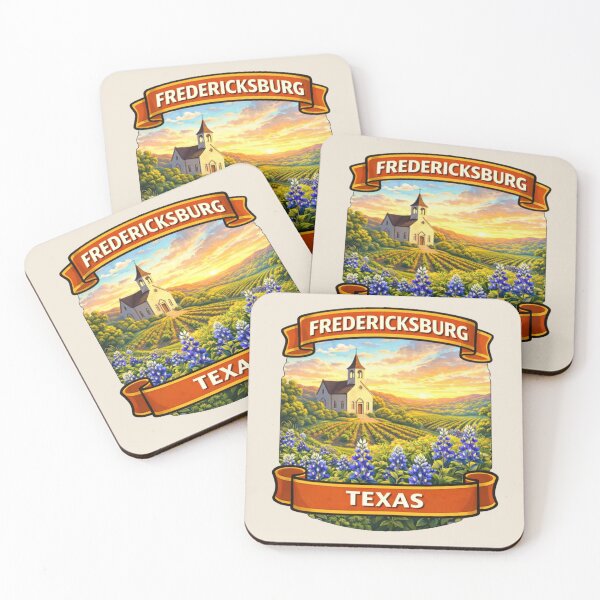 Item preview, Fredericksburg, Texas - Bluebonnet & Vineyard designed and sold by Myra365Art.