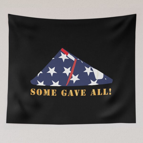 Item preview, Flag - US Folded Flag - Some gave All X 300 designed and sold by Military Insignia Products.