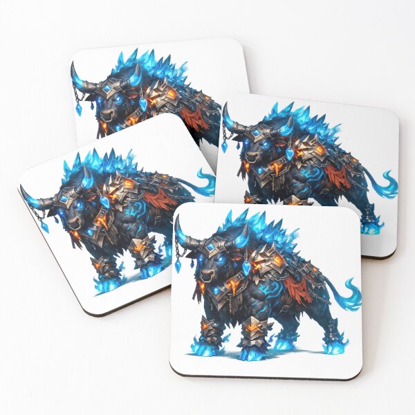 Item preview, Bull of Blue Flames: Guardians of Elemental Magic designed and sold by NextNoob485.
