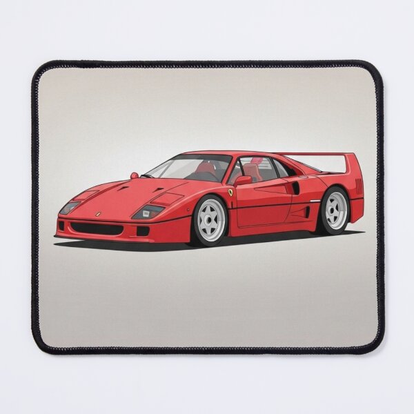 Item preview, Ferrari F40 Supercar Retro Polaroid Aesthetic Illustration designed and sold by Motorline44.