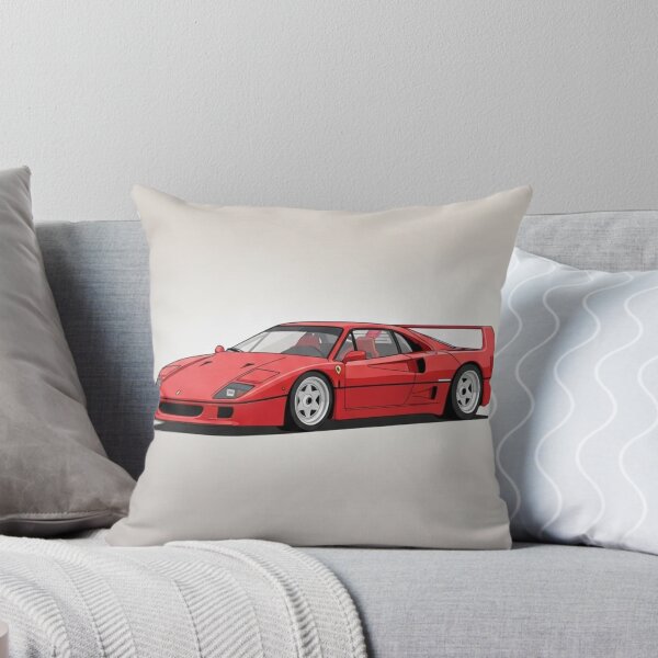 Item preview, Ferrari F40 Supercar Retro Polaroid Aesthetic Illustration designed and sold by Motorline44.