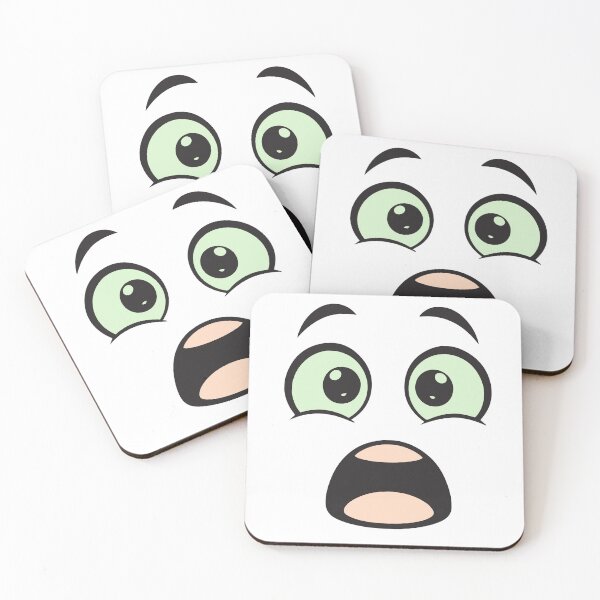 Item preview, Shocked Surprise Emoji Sticker – Funny Reaction Face Aesthetic designed and sold by Pandey14.