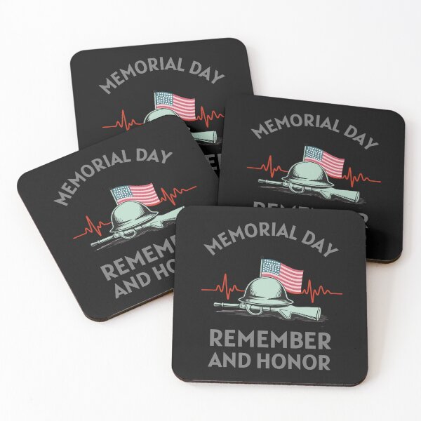 Item preview, Patriot Veteran Memorial Day – Retro EKG Beat American Flag Rifle & Helmet Support Art designed and sold by Gadget80.