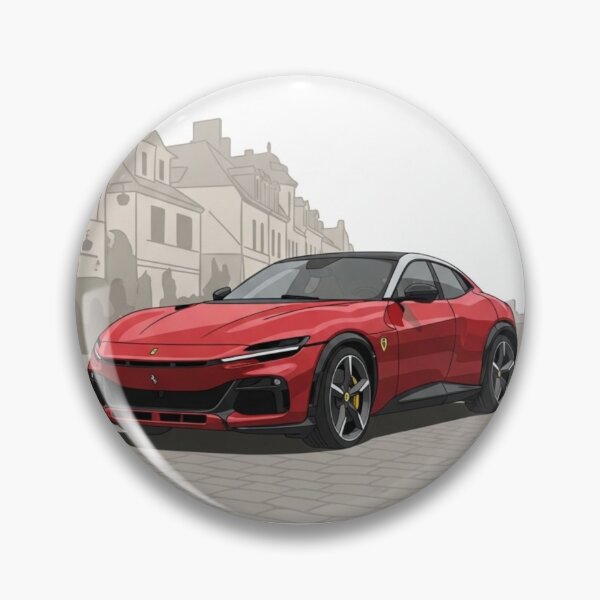 Item preview, Ferrari Purosangue SUV de Lujo Arte Retro Estilo Polaroid designed and sold by Motorline44.