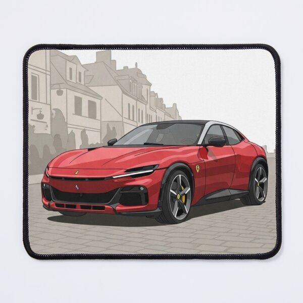 Item preview, Ferrari Purosangue Luxury SUV Retro Polaroid Aesthetic Art designed and sold by Motorline44.